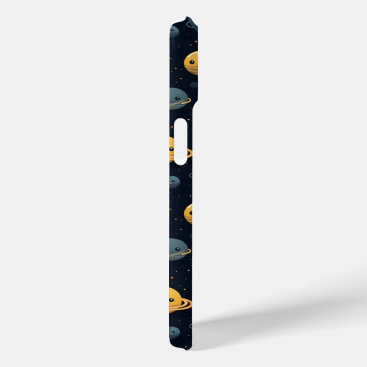 Funny Planets Space Pattern Case-Mate iPhone Hülle (Rückseite / Rechts)