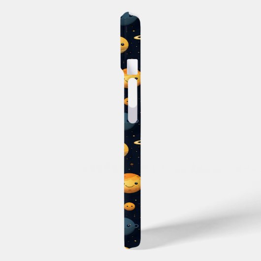 Funny Planets Space Pattern Case-Mate iPhone Hülle (Rückseite / Links)