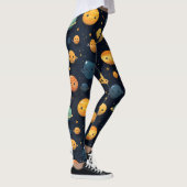 Funny Planets Space Pattern Leggings (Rechts)
