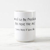 Funny Planned Productive Mug Kaffeetasse (Mittel)