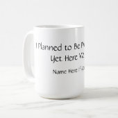 Funny Planned Productive Mug Kaffeetasse (Vorderseite Links)