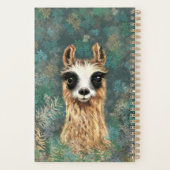 Funny Planner mit Neugierigem Llama Planer (Rückseite)