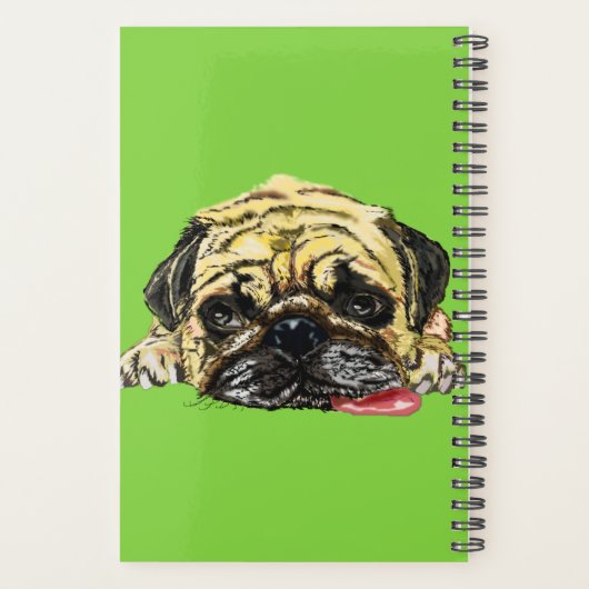 Funny Planner mit Rug Dog - Benutzerdefinierter Te Planer (Rückseite)