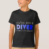 Funny Platform Springboard Diving Sarcastic Diver T-Shirt (Vorderseite)