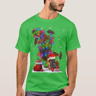 Funny Platypus Tree Weihnachtsbeleuchtung Xmas Paj T-Shirt