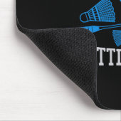 Funny Player Liebe Badminton Joke I Liebe Shuttle  Mousepad (Ecke)