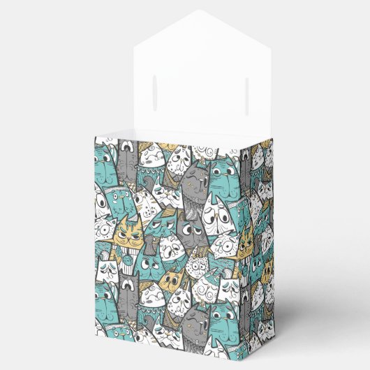 Funny Playful Cats Geschenkschachtel (Geöffnet)