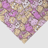 Funny Playful Cats Seidenpapier (Detail)