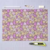 Funny Playful Cats Seidenpapier (Handwerk)