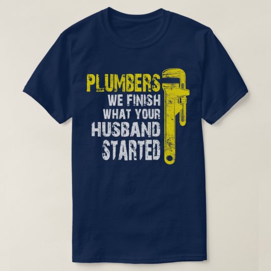 Funny Plumber Plumbing Pipeter Drain Surgeon Dista T-Shirt (Design vorne)