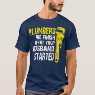 Funny Plumber Plumbing Pipeter Drain Surgeon Dista T-Shirt