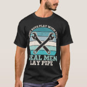 Funny-Plumber-Real-Men-Lay T-Shirt (Vorderseite)
