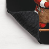 Funny Plumber Santa Christmas Graphic Mousepad (Ecke)
