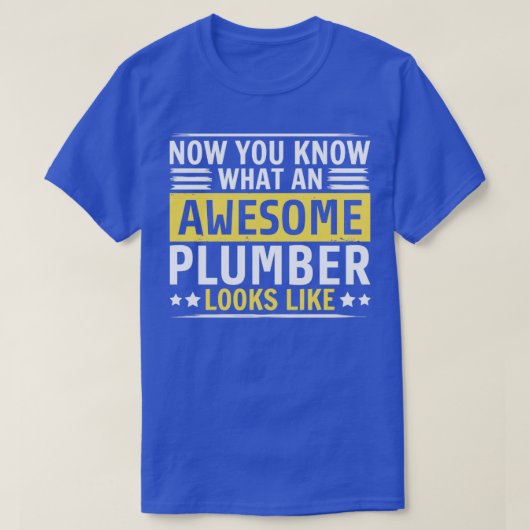 Funny Plumber T-Shirt (Design vorne)