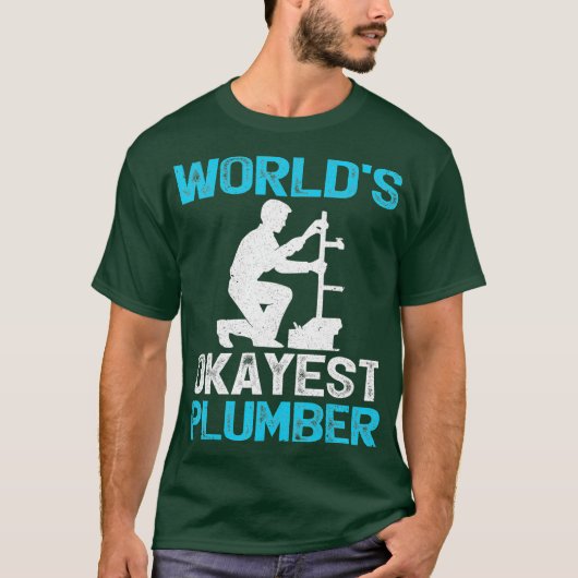Funny PlumberWorldsOkt. Klempner T-Shirt (Vorderseite)