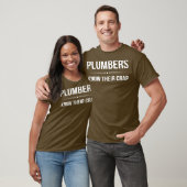 Funny Plumbing T Klempner kennen ihr Crap-T-Shirt T-Shirt (Unisex)