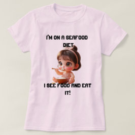Funny Plus T - Shirt | Ich sehe Essen und Essen