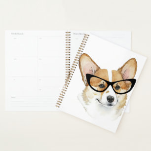 Funny Pmbroke welsh corgi Planer