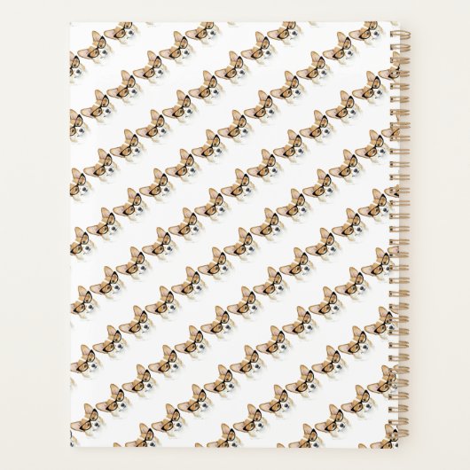 Funny Pmbroke welsh corgi Planer (Rückseite)