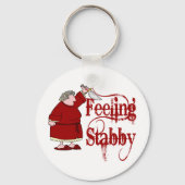 Funny PMS Stabby Schlüsselanhänger (Vorderseite)