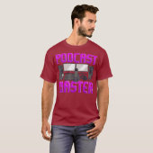 Funny Podcast Master Podcasting Radio Pod Cast T-Shirt (Vorne ganz)