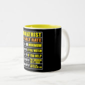 Funny Podiatrist Stundensatz Tasse (VorderseiteRechts)