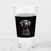 Funny Pointer Shirt Pointer Mom Dad Dog Lover Poin Glas (Vorderseite)