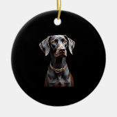 Funny Pointer Shirt Pointer Mom Dad Dog Lover Poin Keramik Ornament (Vorne)