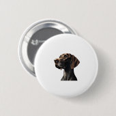 Funny Pointer Shirt Zeiger Mama Vater Dog Lover Po Button (Vorne & Hinten)