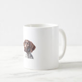 Funny Pointer Shirt Zeiger Mama Vater Dog Lover Po Kaffeetasse (VorderseiteRechts)