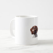 Funny Pointer Shirt Zeiger Mama Vater Dog Lover Po Kaffeetasse (Vorderseite Links)