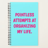 Funny "POINTLESS ATTEMPS AT ORGANISING" Planer (Vorderseite)