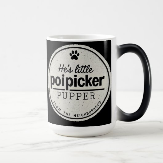 Funny Poipicker Pupper Wird Unique Dog Lover Gift Verwandlungstasse (Rechts)