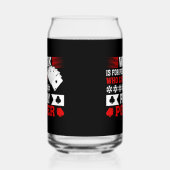 Funny Poker Arbeit Wort Kunst Spielkasino Dosenglas (Rechts)