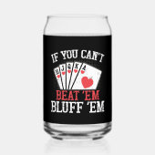 Funny Poker Blueshaufen Casino Dosenglas (Rückseite)