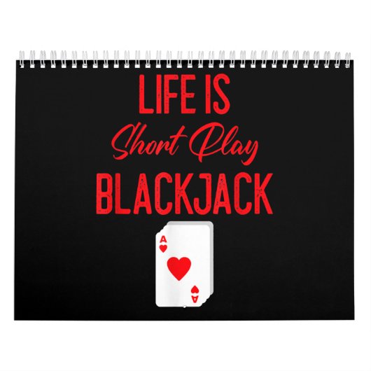 Funny Poker | Das Leben ist ein Kurzer Blackjack Kalender (Titelbild)