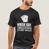 Funny Poker Design T-Shirt (Vorderseite)