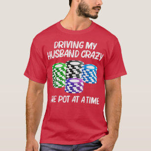 Funny Poker Designs for Men Vater Casino Card Game T-Shirt
