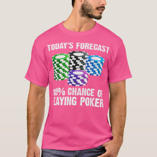 Funny Poker Designs for Men Women Casino Kartenspi T-Shirt