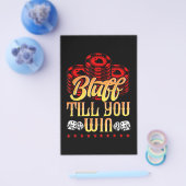 Funny Poker | I Liebe Poker Bluff bis Sie gewinnen Flyer (Einzeln)
