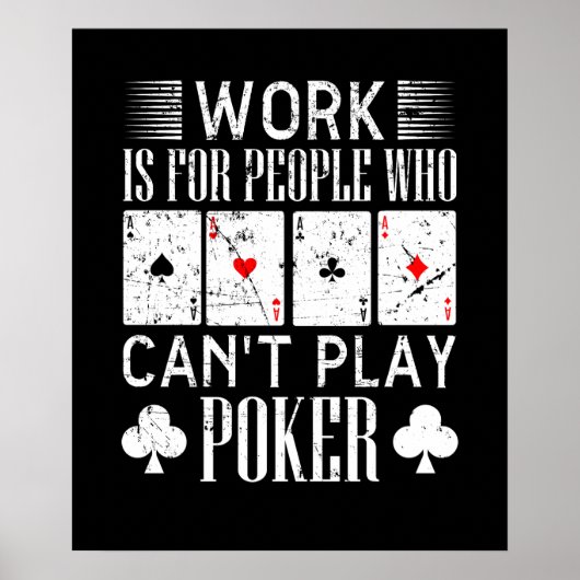 Funny Poker Kunstmuseum Spielzimmer Casino Poster (Vorne)