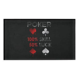 Funny Poker Poker 100 % Qualifikation und 50 % G Namenschild