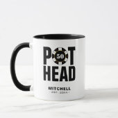Funny Poker Spaß Pot Head Tasse (Links)