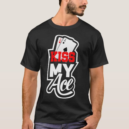 Funny Poker Teas Holdem Poker Player  T-Shirt (Vorderseite)