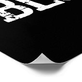 Funny Poker Wortart Spielkasino Poster (Ecke)