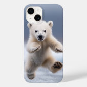 Funny Polar Bear Cub Case-Mate iPhone Hülle (Rückseite)