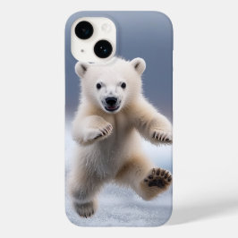 Funny Polar Bear Cub Case-Mate iPhone 14 Hülle
