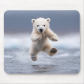 Funny Polar Bear Cub Mouse Pad Mousepad (Vorne)