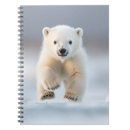 Funny Polar Bear Cub Notizblock
