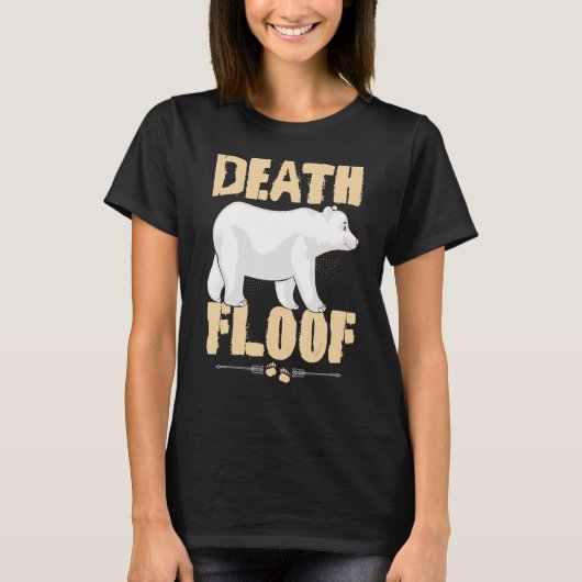 Funny Polar Bear Death Floor Meme T-Shirt (Vorderseite)